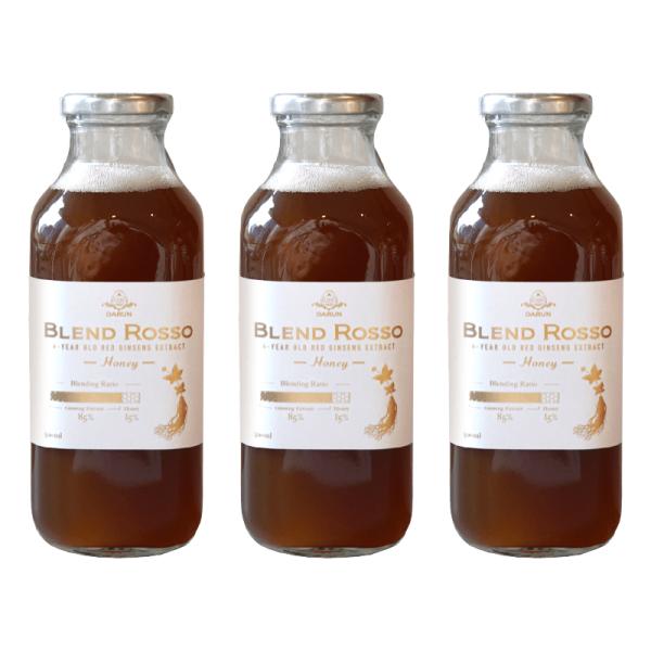 3本セット  DARUN ダルン ブレンドロッソ ハニー 500ml スーパーフード 健康食品 高麗...