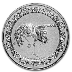 ニウエ　未流通品　２０２０年　レッドフェニックス　銀貨　シルバーコイン　１オンス　1oz　１万枚　コインカプセル付き