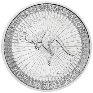 未流通品　カンガルー銀貨　２０２２年　オーストラリア　１オンス　1oz