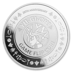 「追悼」未流通品　２０２２年　ニウエ　遊戯王　２５周年記念　１オンス　銀貨　プレゼント　コインカプセル付き