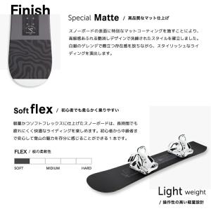 スノーボード 板 3点セット メンズ Q-LA...の詳細画像2