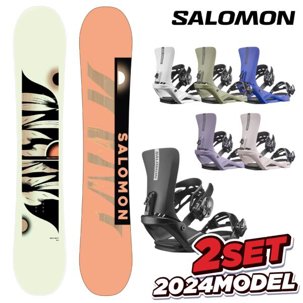 【BIN取付無料】サロモン スノーボード 2点セット SALOMON REFLECT WOMEN R...