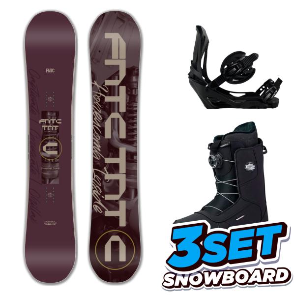 25-26 FNTC TNT C スノーボード 3点セット エフエヌティーシー TNT C LINK...