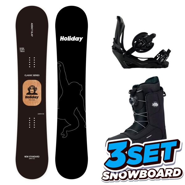 25-26 ホリデー スノーボード 3点セット HOLIDAY ADDICT SLAP LINK G...