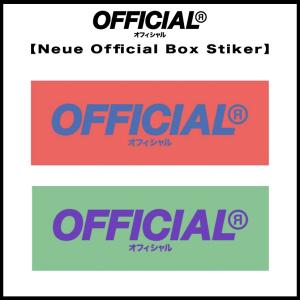 【スポイチ】OFFICIAL オフィシャル Naue Official Box Sticker ステッカー スケートボード SkateBoard｜spo-ichi