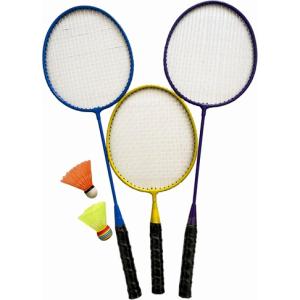 ファミリーバトミントン3本セット 7621 バドミントン ラケット 軽量