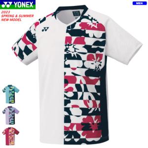 YONEX ヨネックス ゲームシャツ(フィットスタイル) ユニホーム 半袖シャツ ソフトテニス バドミントン ウェア 10504 メンズ 男性用 メール便OK