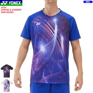 YONEX ヨネックス ゲームシャツ(フィットスタイル) ユニホーム 半袖シャツ ソフトテニス バドミントン ウェア 10611 メンズ 男性用 メール便OK｜spo-stk