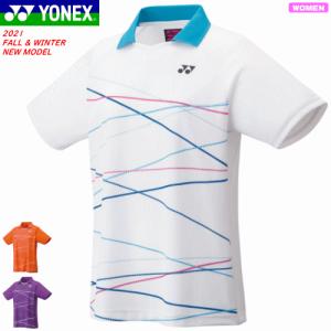 YONEX ヨネックス ソフトテニス ウェア バドミントン ウェア ゲームシャツ  ユニホーム 半袖シャツ 襟付き 20625 レディース 1枚までメール便OK｜spo-stk