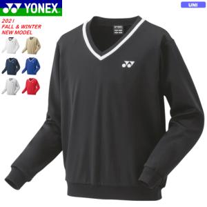 YONEX ヨネックス ソフトテニス バドミントン ウェア トレーナー 長袖シャツ スウェット 移動着 練習着 32032 ユニセックス 男女兼用｜spo-stk