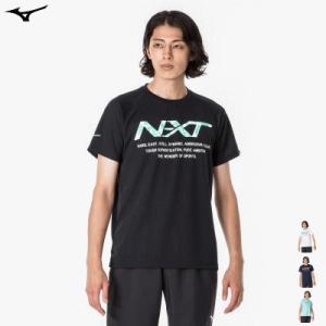 MIZUNO ミズノ N-XT Tシャツ 半袖シャツ ソフトテニス バドミントン ウェア 練習着 着替え ユニセックス 男女兼用 32JAA215 メール便OK｜spo-stk