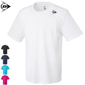 DUNLOP ダンロップ ソフトテニス バドミントン ウェア Tシャツ 半袖シャツ 練習着 着替え DAP8143 ユニセックス ジュニア メール便OK｜spo-stk