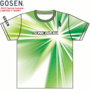 GOSEN ゴーセン ソニックブローTシャツ 半袖Tシャツ 限定ウェア ソフトテニスウェア 練習着 着替え J23P02 ユニセックス メール便OK