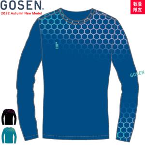 GOSEN ゴーセン ロングスリーブTシャツ 長袖シャツ ロンティー ソフトテニスウェア バドミントンウェア 練習着 JPT18 ユニセックス メール便OK