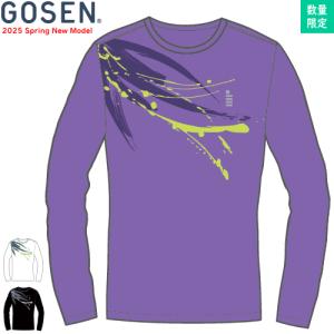 GOSEN インターハイ2025 長袖Tシャツ ブラック Lサイズ インターハイ2025 山口インターハイ限定ゴーセン長袖Tシャツ ウェア