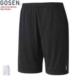 GOSEN ソフトテニス ハーフパンツ 柄パン 黒 GOSEN ゴーセン ハーフパンツ ゲームパンツ 半ズボン ユニホーム