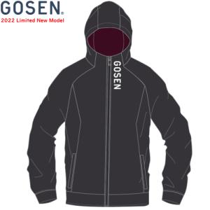 GOSEN ゴーセン ボンディングパーカー ジャケット ソフトテニス ウェア バドミントン ウェア 防寒着 移動着 W22A03 ユニセックス 即日発送