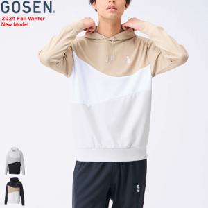 GOSEN（ゴーセン） テニスウェア ユニセックス 裏起毛ストレッチジップ