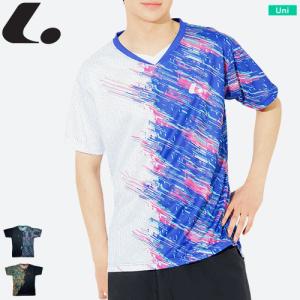 ルーセント ゲームシャツ テニス ソフトテニス ルーセント テニス Uni ゲームシャツ XLH3506 ネイビー×ピンク