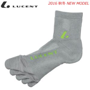 15%OFF LUCENT［ルーセント］ソフトテニス 5本指ソックス(ハーフ丈) 靴下 メンズ用:2...