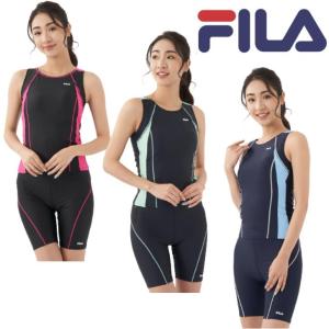 FILA フィラ 水着 レディース タンキニ かぶり セパレート フィットネス スイム ウェア 313-201 女性サイズ FITNESS SWIM セパレーツ｜spocon-store