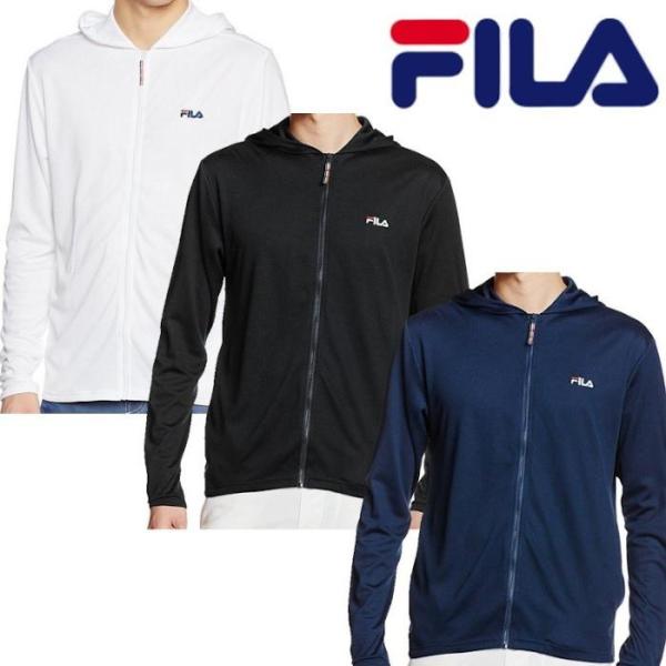 FILA フィラ パーカーメンズ フルジップ メッシュ ＵＶパーカー  426-289 メンズサイズ...