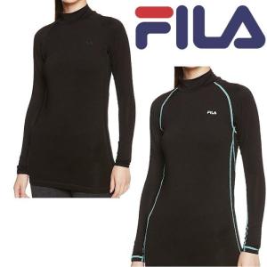 FILA フィラ マルチコンプレッション 裏起毛 ハイネック ロングスリーブシャツ 446-909 レディースサイズ FITNESS 送料無料