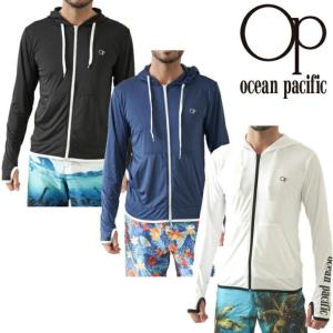 OCEAN PACIFIC オーシャンパシフィック パーカー メンズ フルジップ UV 519-480 ビーチ スイム サーフィン USA 全国送料無料｜スポコンストア