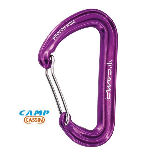 【メール便可】カンプ カラビナ フォトンワイヤー パープル 品番 5247005 CAMPカラビナ ...