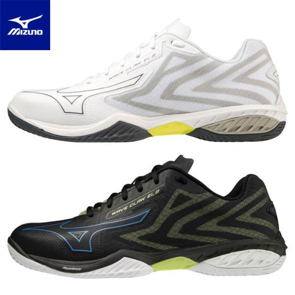 送料無料 バドミントンシューズ ミズノ ウエーブクローEL2  幅広3E メンズ レディース 71G...
