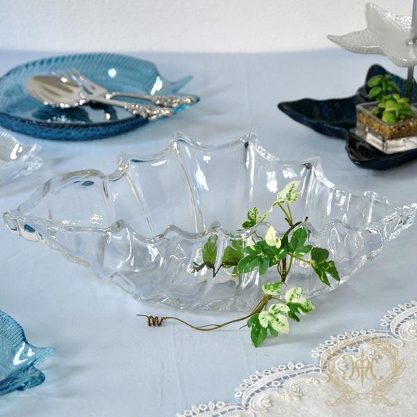 フラワーベース  クリスタルベース ボウル コンテナ ハワイアン フラ アロハ シック おしゃれ 花...