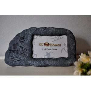 フォトフレーム おしゃれ ハワイ ハワイアン 岩絵 かっこいい ビーチ コースタル マリン フラ イ...
