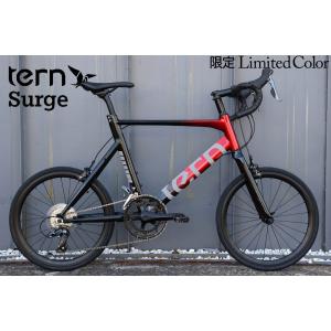 ターン Surge リミテッドカラー Fading Blood 2024年モデル 限定カラー TERN サージュ ミニベロロードバイク 小径自転車