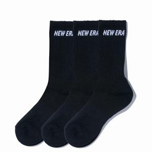 ニューエラ(NEW ERA) 3足組 クルーソックス 12674029