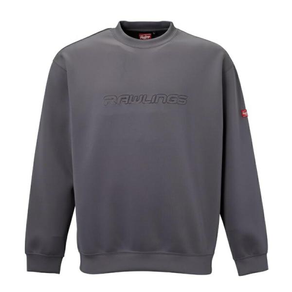 ローリングス(Rawlings) ニットクルーネックシャツ AOS15F07-CGRY