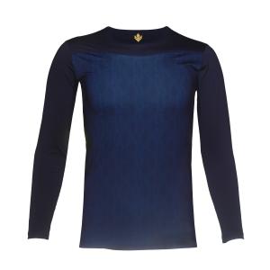 ジーニー(GINNIE) アンダーシャツ長袖 G20SP01-BLACK : スポコバYahoo