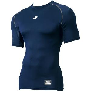 SSK(エスエスケイ) フィットアンダーシャツ ローネック 半袖 SCB019LH-70