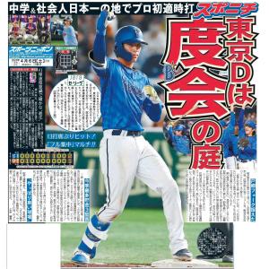 スポーツニッポン東京最終版4月6日付（宅配）｜sponichi-tokyo
