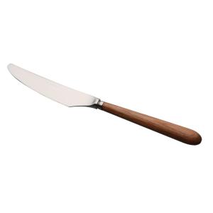 ALFACT アルザス ディナーナイフ 鋸刃付き 木製ハンドル 18-8ステンレス 日本製 燕市 荒澤製作所 アルファクト カトラリー 1111