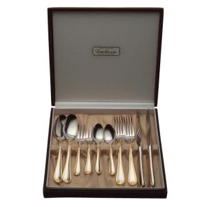 ALFACT ジェンヌ ペアセット10pc カトラリーセット (名入れ無料)【日本