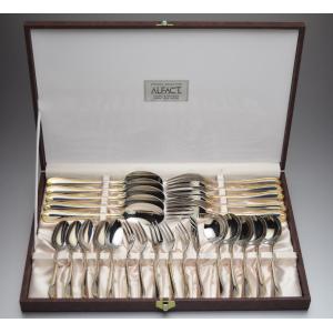 ALFACT ジェンヌ ディナーセット25pc カトラリーセット (名入れ無料