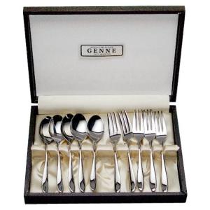 ALFACT ジェンヌ ティーケーキフォークセット10pc (名入れ無料)【カトラリーセット】【日本製/荒澤製作所/アルファクト】｜カトラリーショップ