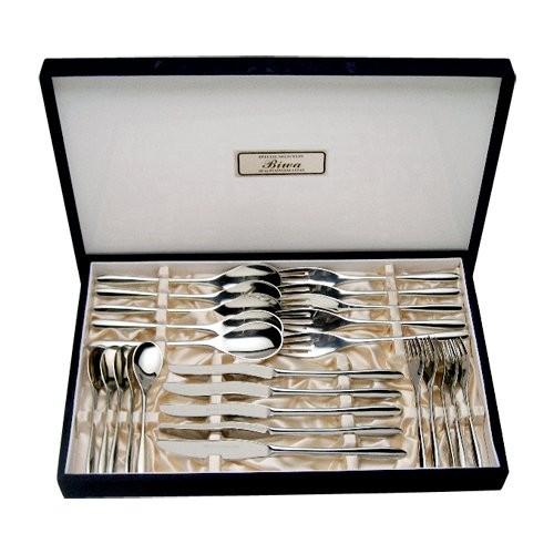 ALFACT 琵琶 ディナーセット25pc (名入れ無料)【カトラリーセット】【日本製/荒澤製作所/...