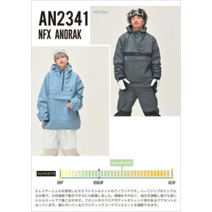 アンセム ANTHEM  メンズ レディース スノーボード ウェア ジャケット NFX ANORAK AN2341 【23-24モデル】｜spopia