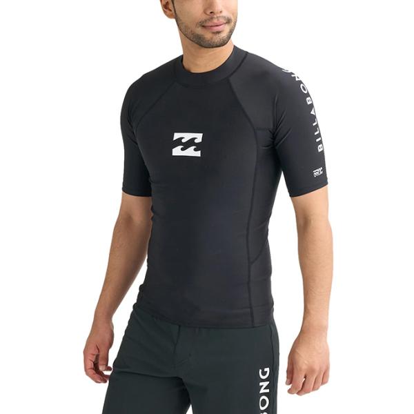 ビラボン BILLABONG メンズ マリン サーフ ウェア トップス 半袖 ラッシュガード HI ...