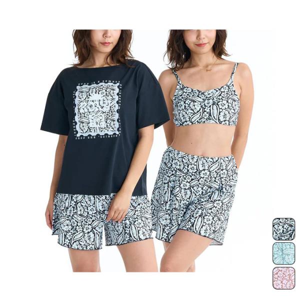 ロキシー ROXY レディース マリン 水着 ビキニ ラッシュTシャツ 3点セット REEF NOT...
