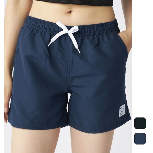 ラスティ RUSTY レディース サーフ マリン ウェア ボトムス ショートパンツ ニコちゃんワッペ...