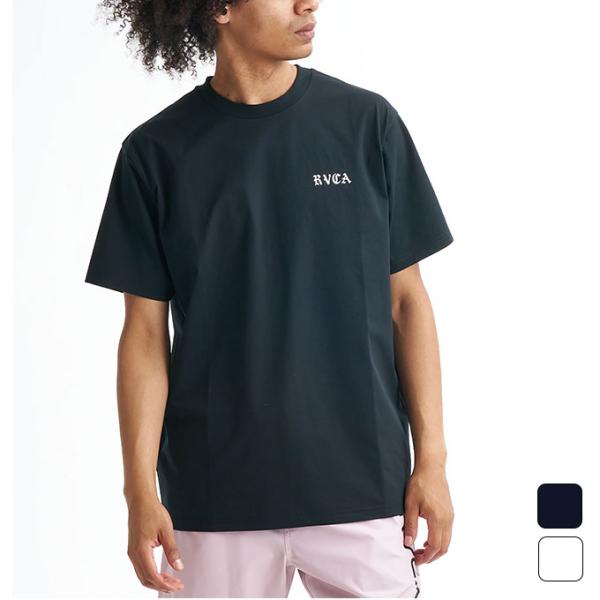 RVCA ルーカ メンズ マリン ウェア 半袖 サーフTシャツ BACK SIDE OE ARCH ...