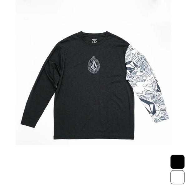 ボルコム VOLCOM メンズ マリン サーフ ウェア ロングスリーブ Tシャツ ラッシュガード N...