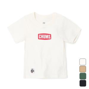 チャムス CHUMS キッズ ジュニア アウトドア ウェア 半袖 Tシャツ キッズミニチャムスロゴTシャツ CH21-1283 【2023SS】｜spopia